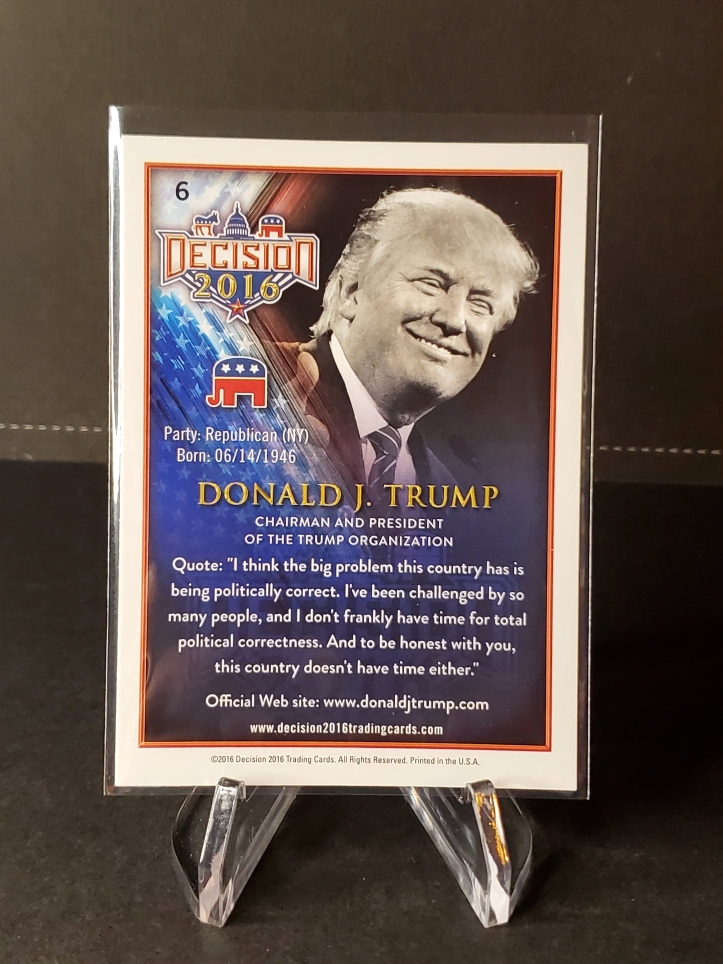 Donald Trump 2016 Leaf Decision #6