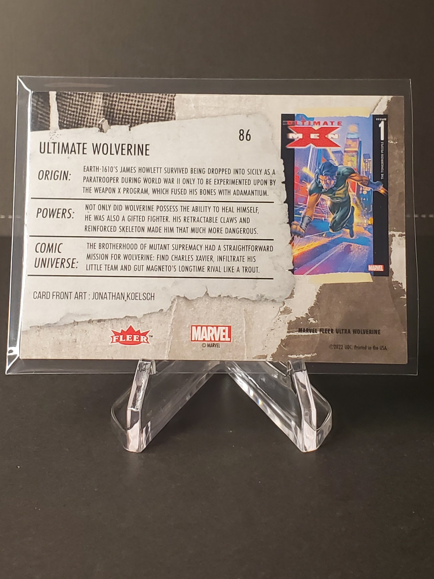 Ultimate Wolverine 2023 Fleer Ultra Wolverine #86
