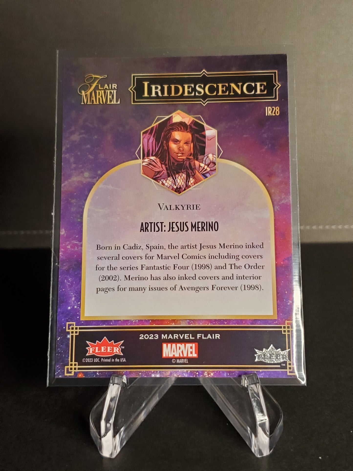 Valkyrie 2024 Marvel Flair Iridescence #IR28