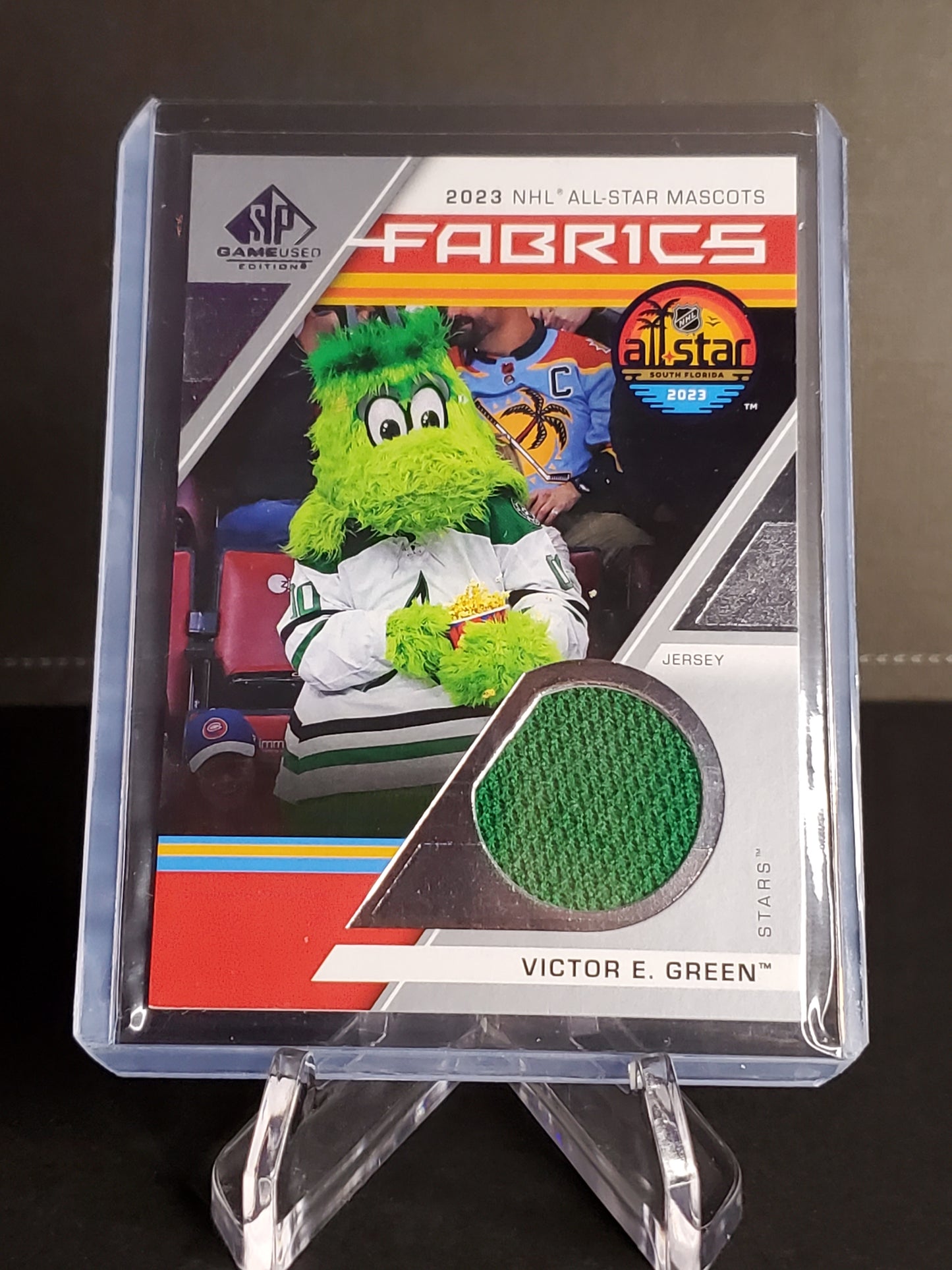 Victor E. Green - 2023-24 SP Game Used Mascot All-Star Fabrics #ASM-VG Dallas Stars