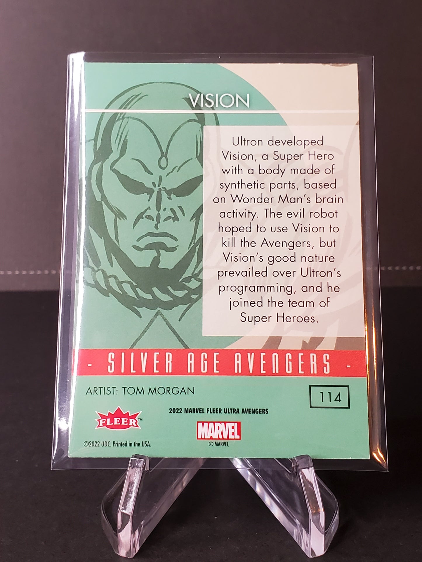 Vision 2022 Fleer Ultra Avengers Silver Age Avengers #114