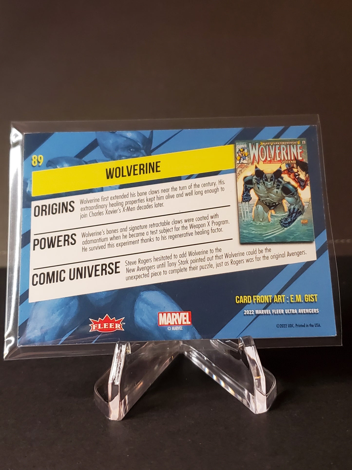 Wolverine 2022 Fleer Ultra Avengers #89