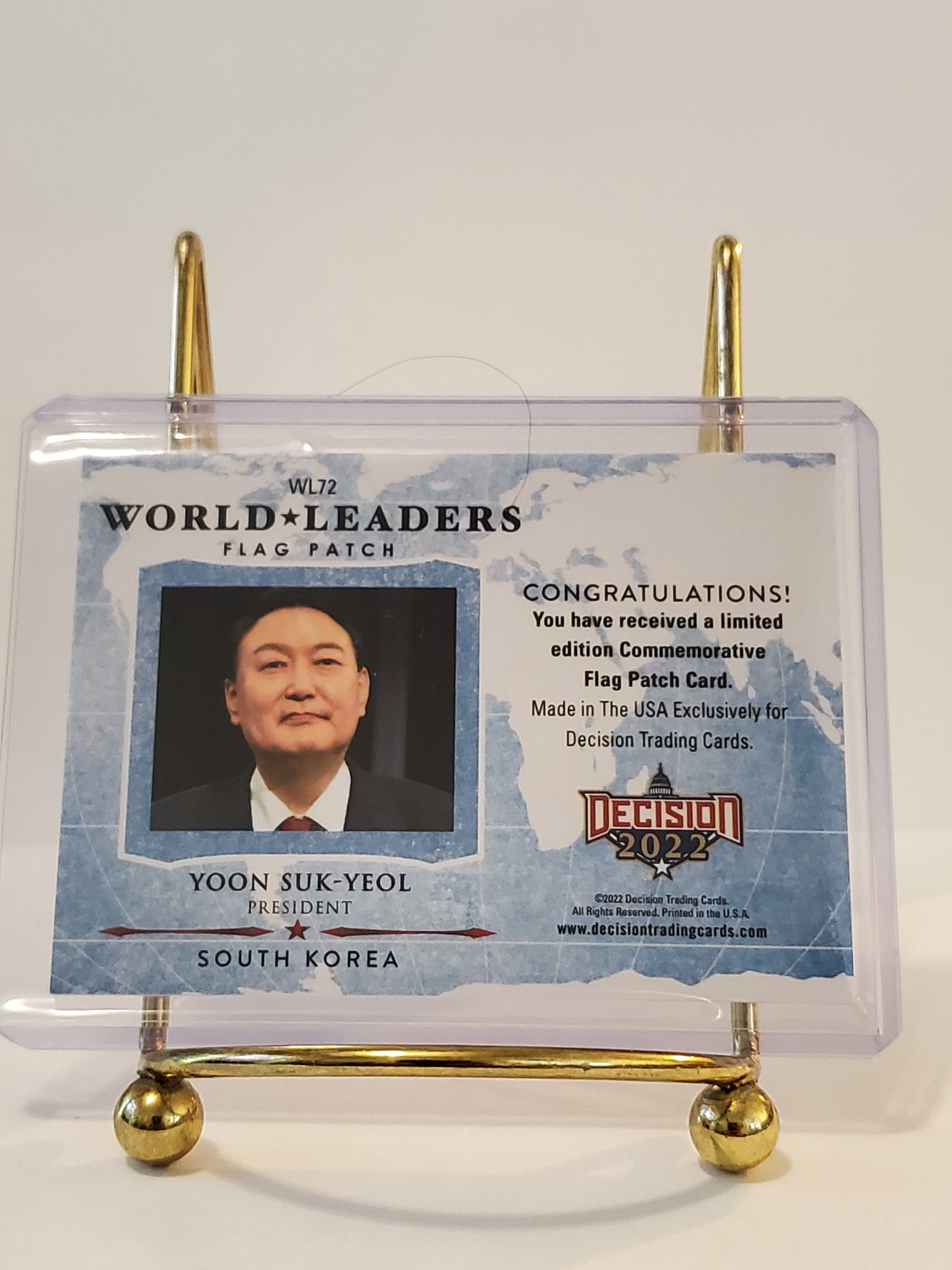 Yoon Suk-Yeol 2022 Leaf Decision Flag Patch