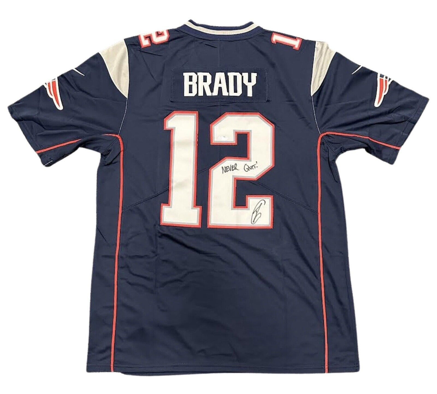 U.S. Navy SEAL Robert O’Neill Signed Tom Brady Jersey Killed Osama Bin Laden PSA