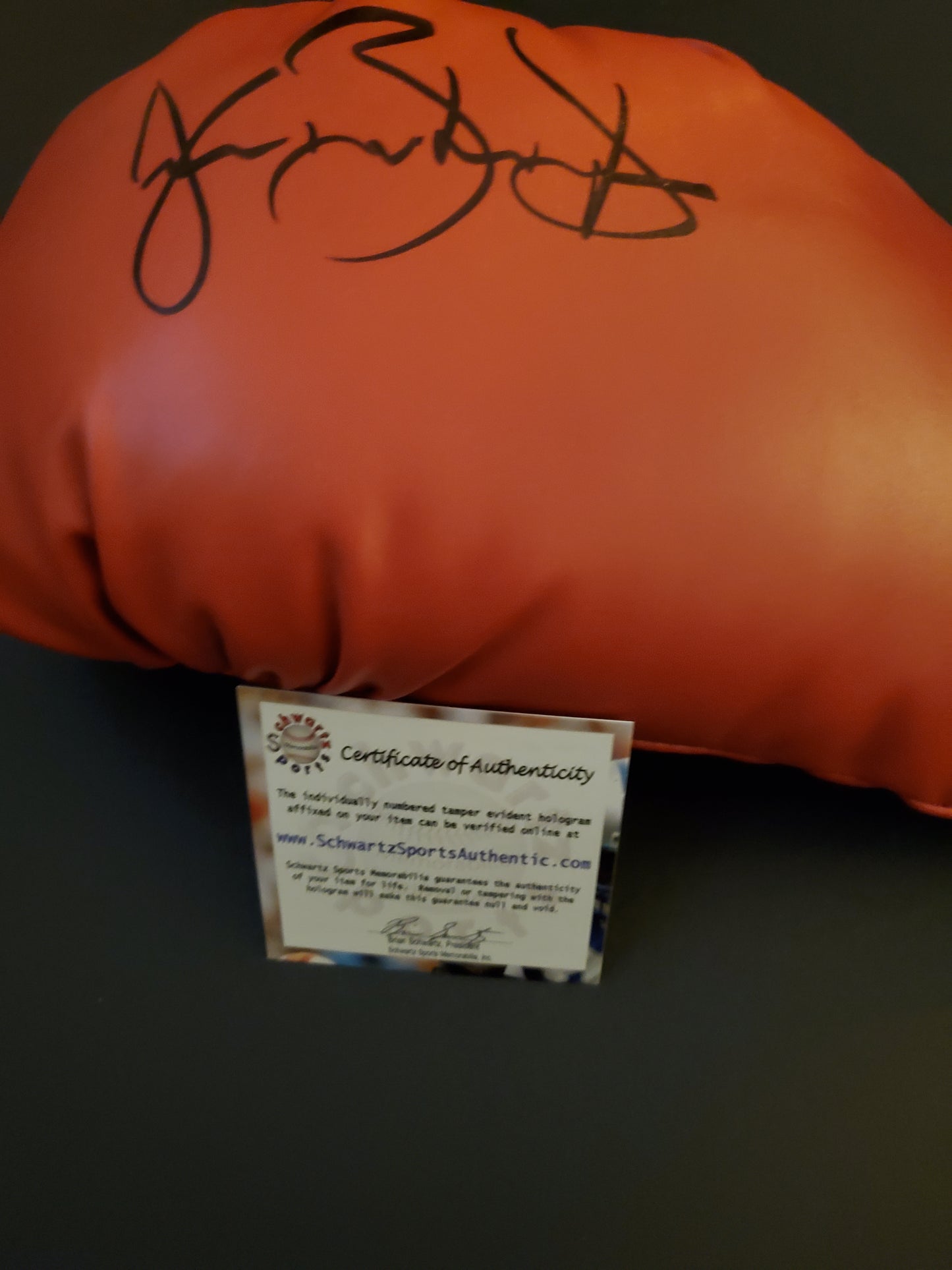 Buster Douglas Signed Everlast Boxing Glove (COA)