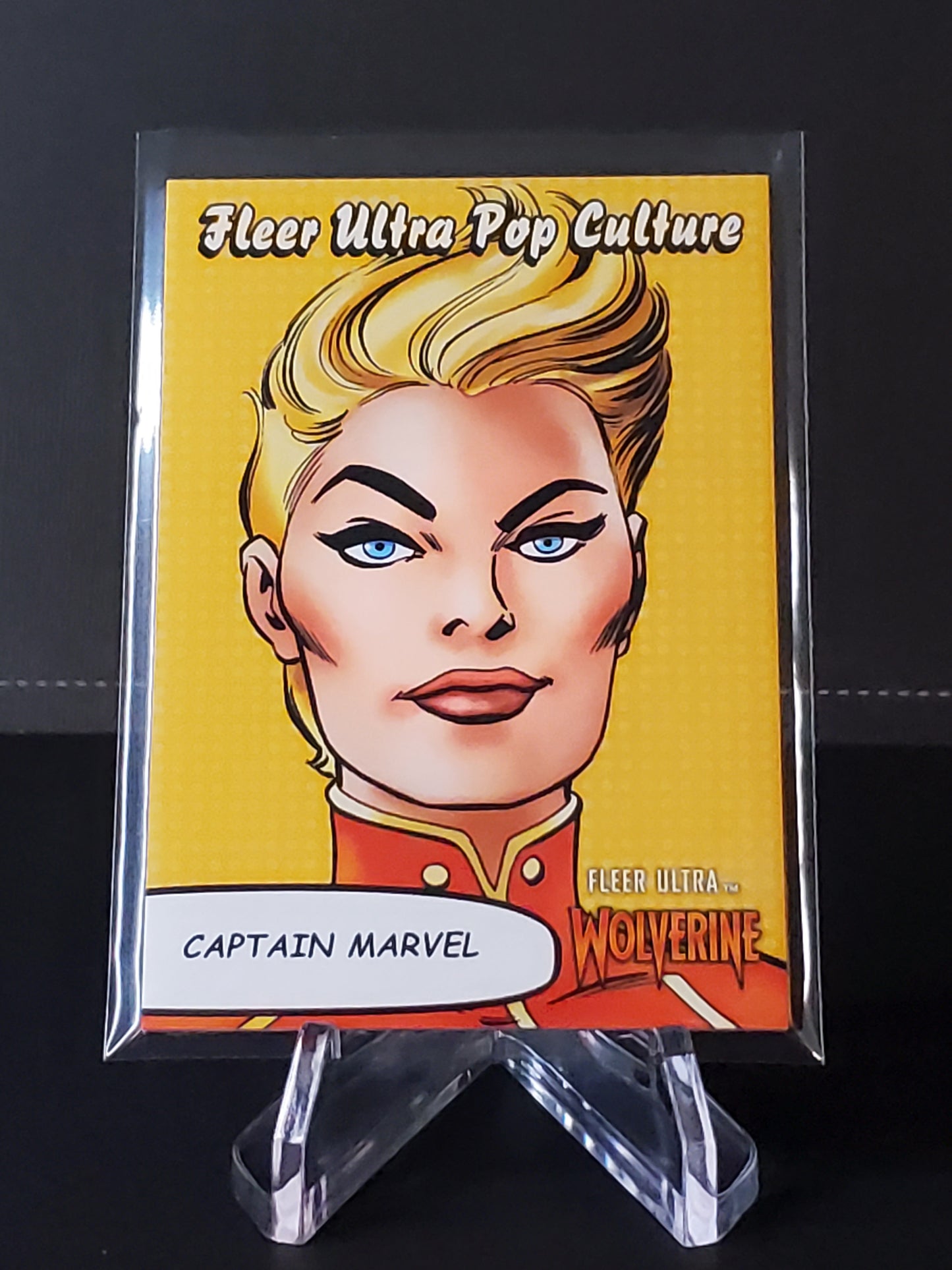 Captain Marvel 2023 Fleer Ultra Wolverine Pop Culture #PC-1