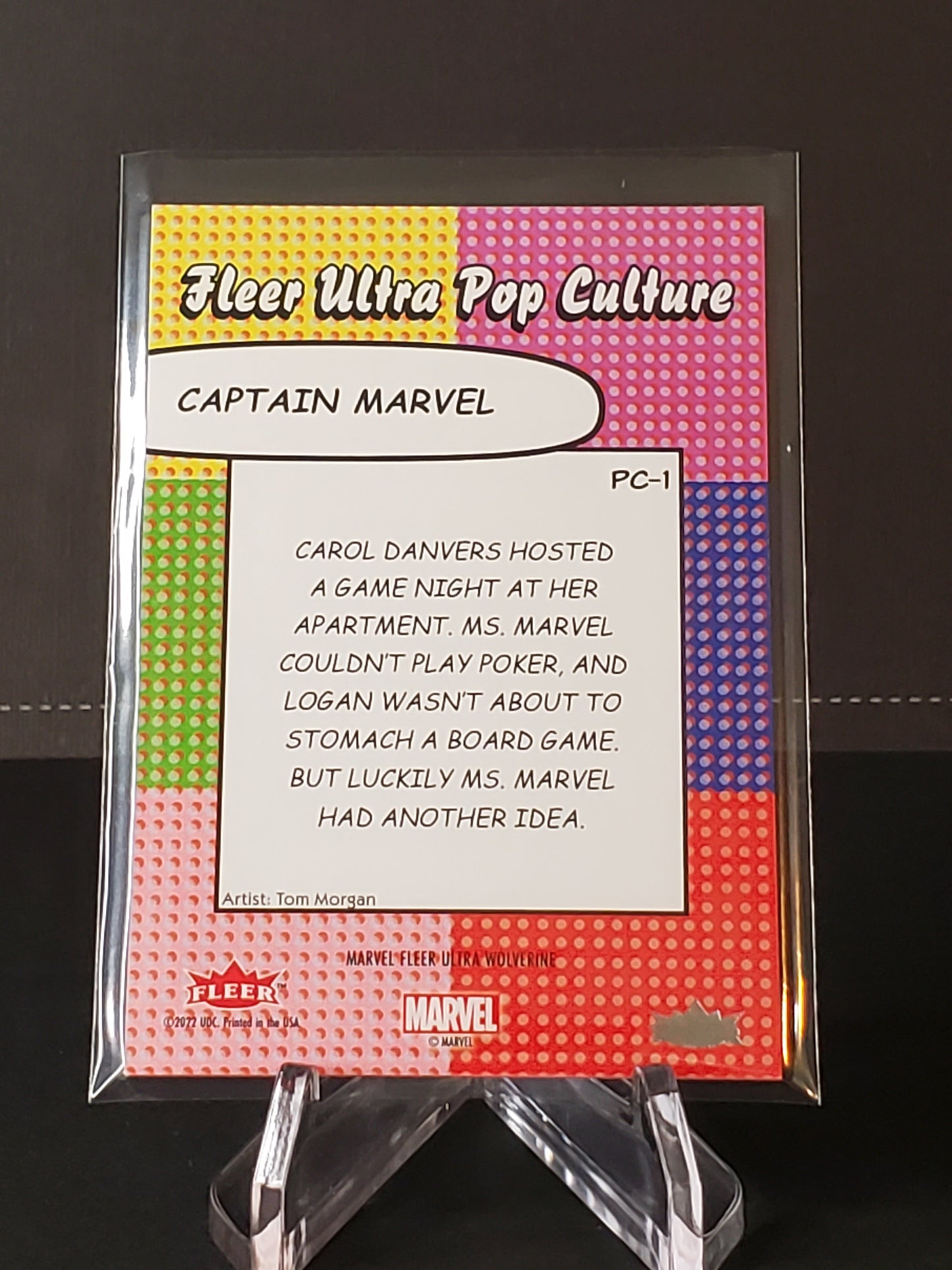 Captain Marvel 2023 Fleer Ultra Wolverine Pop Culture #PC-1