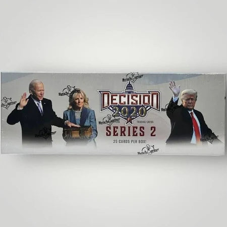 2020 Bench Warmer Decision Series 2 Political Factory Sealed 8 Hobby Box Case