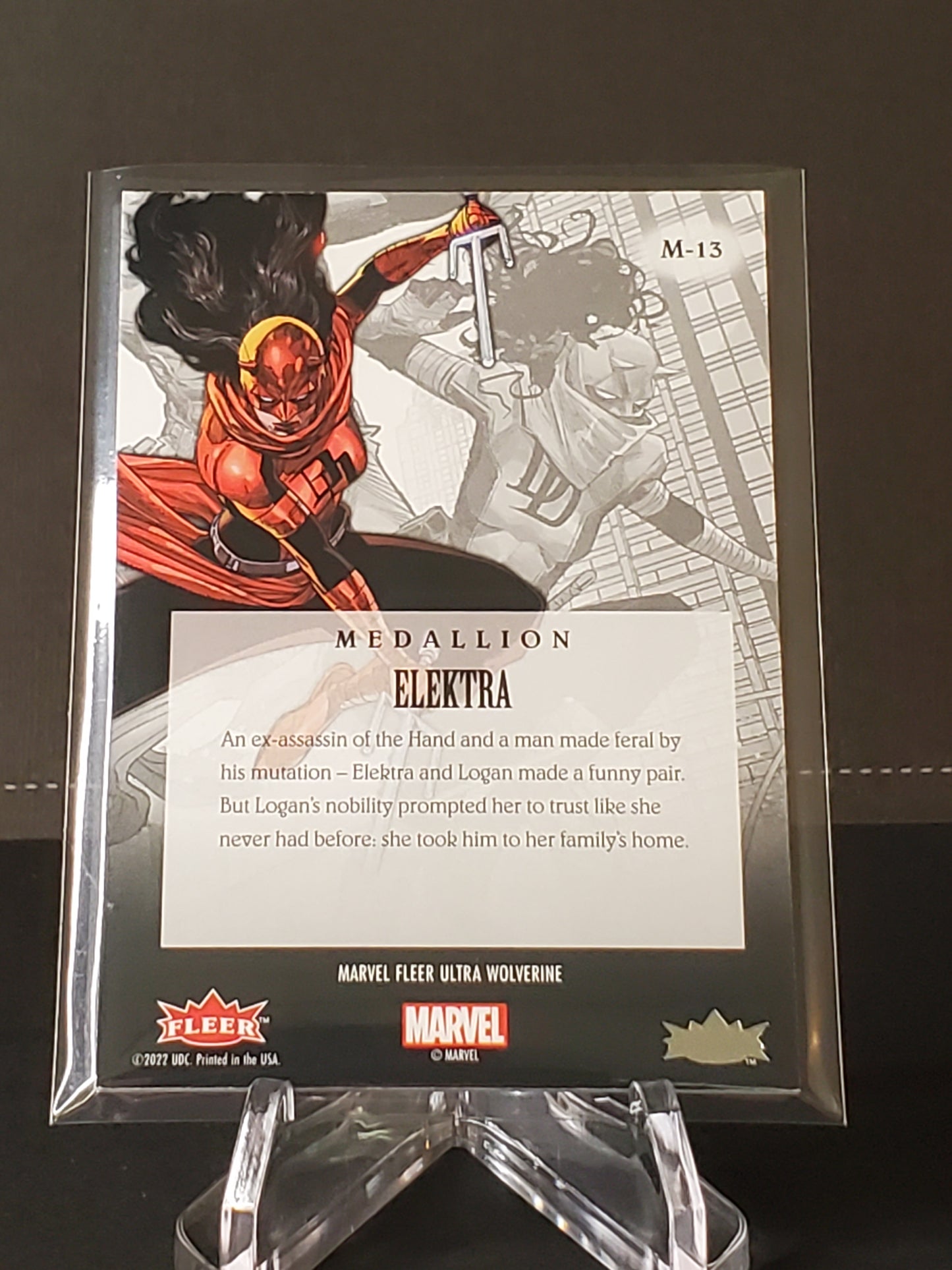 Elektra 2023 Fleer Ultra Wolverine Medallion #M-13