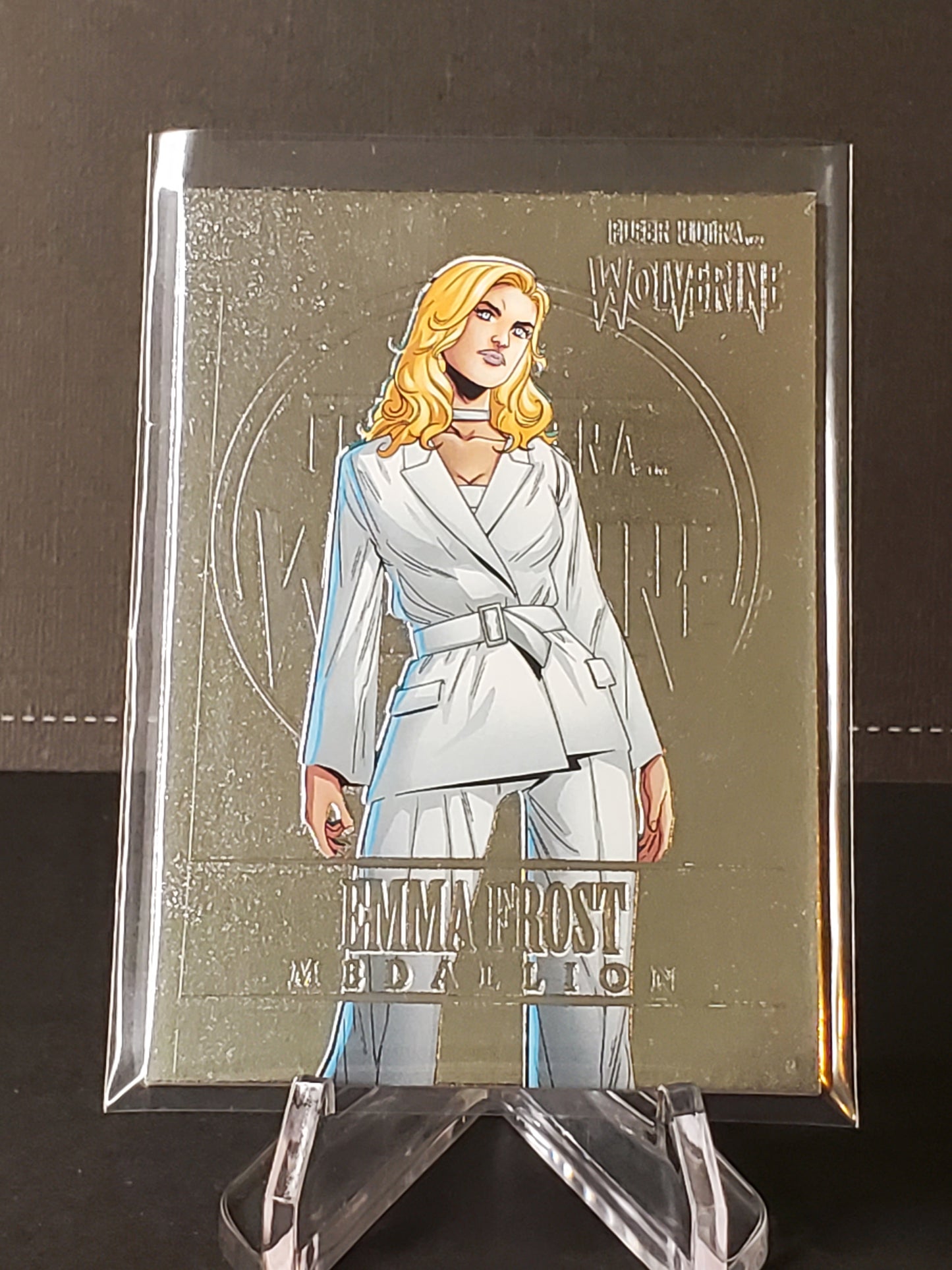 Emma Frost 2023 Fleer Ultra Wolverine Medallion #M-14