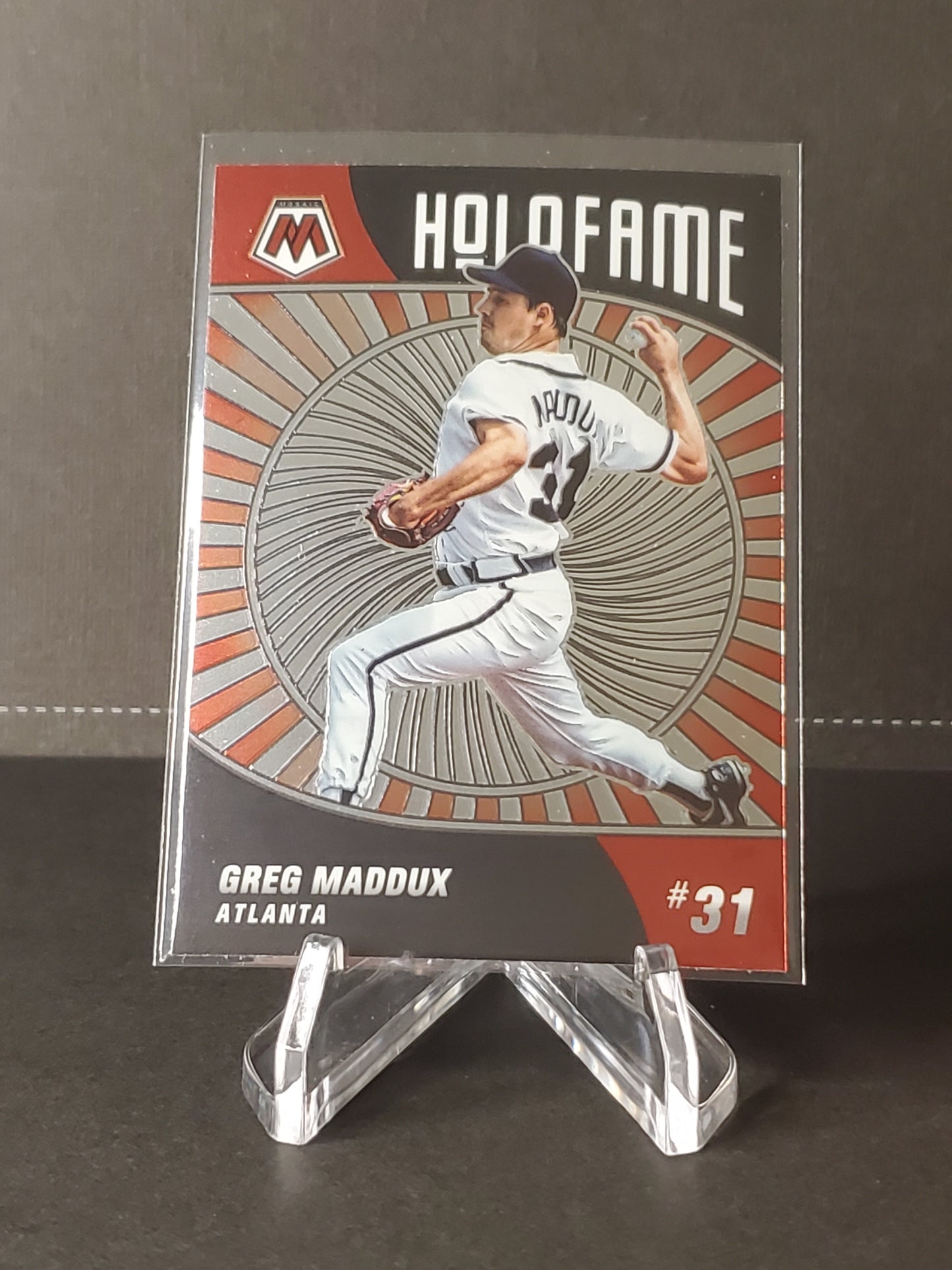 Greg Maddux 2022 Panini Mosaic Baseball Holo Fame #HF-1