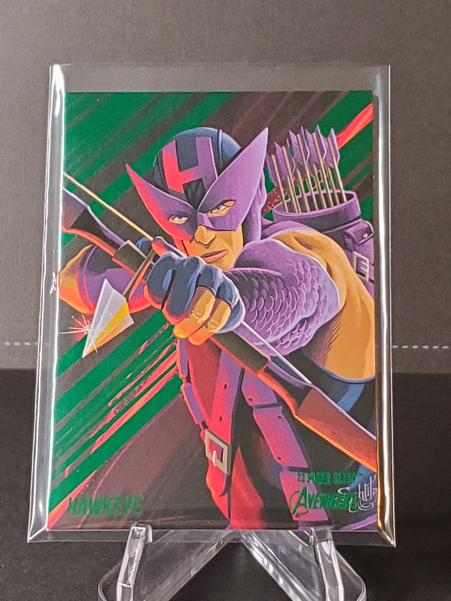 Hawkeye 2022 Fleer Ultra Avengers Green #58