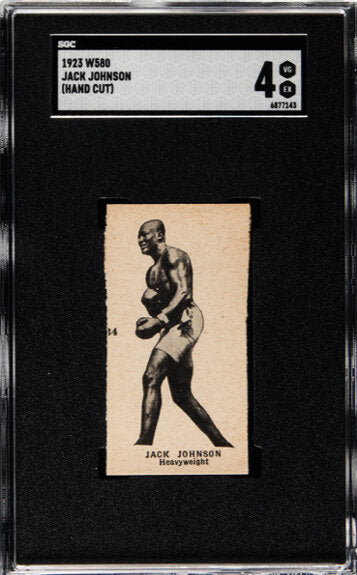 1923 W580 Jack Johnson (Hand Cut) SGC VG/EX 4