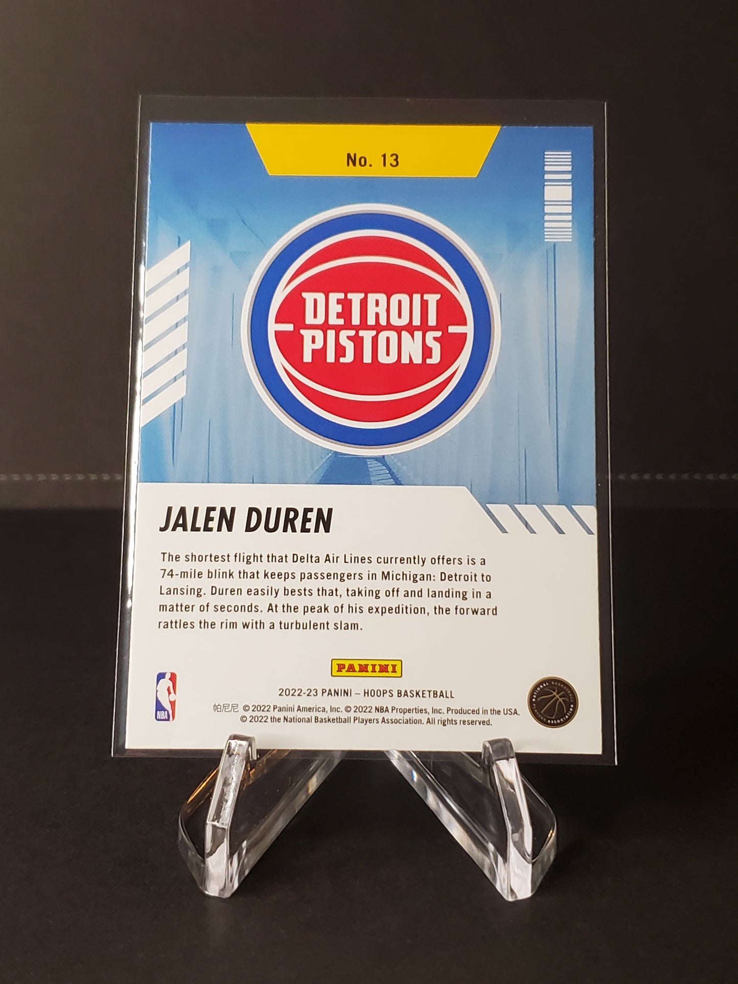 Jalen Duren 2022-2023 Panini Hoops Basketball Arriving Now #13