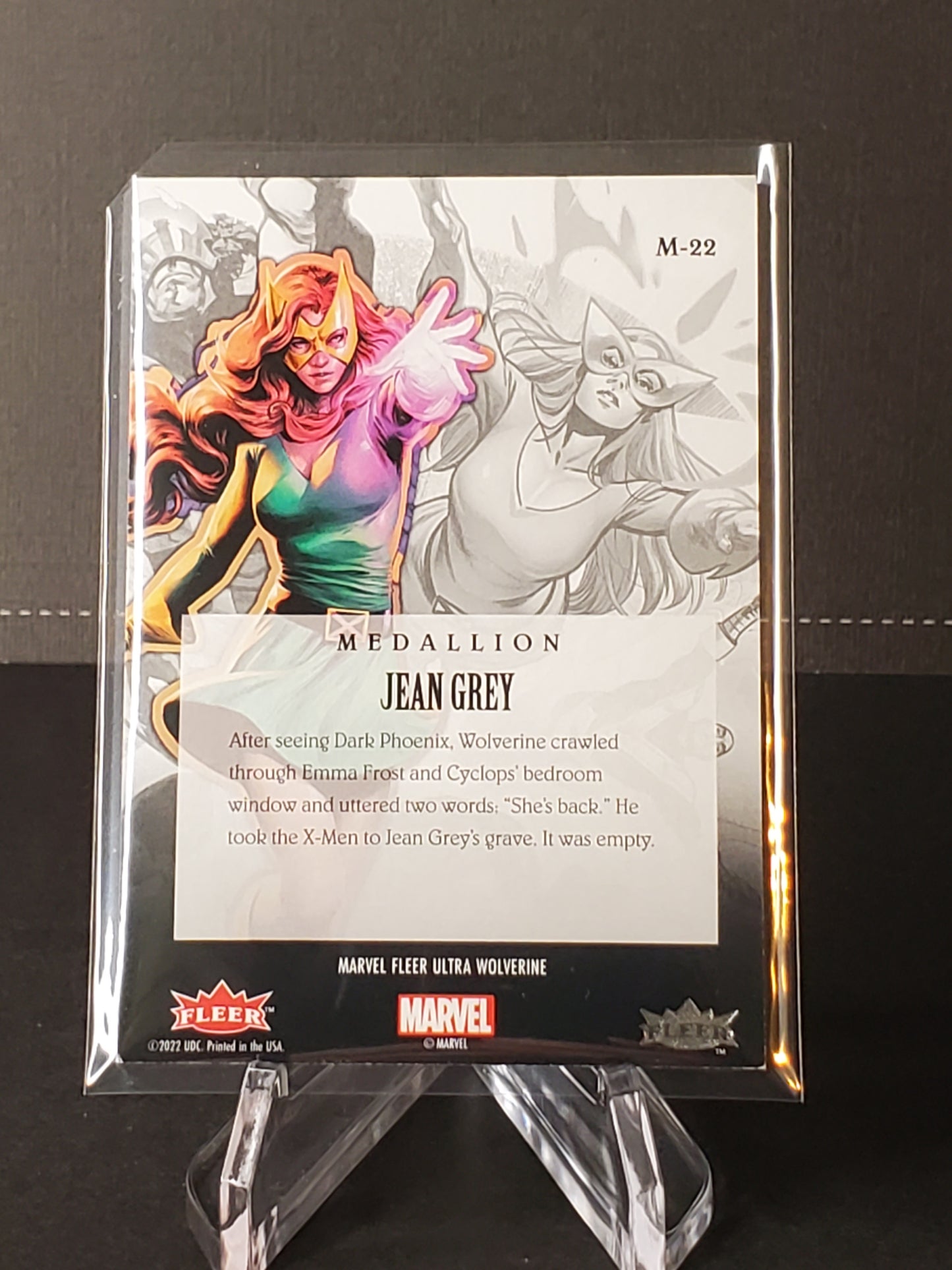 Jean Grey 2023 Fleer Ultra Wolverine Medallion #M-22