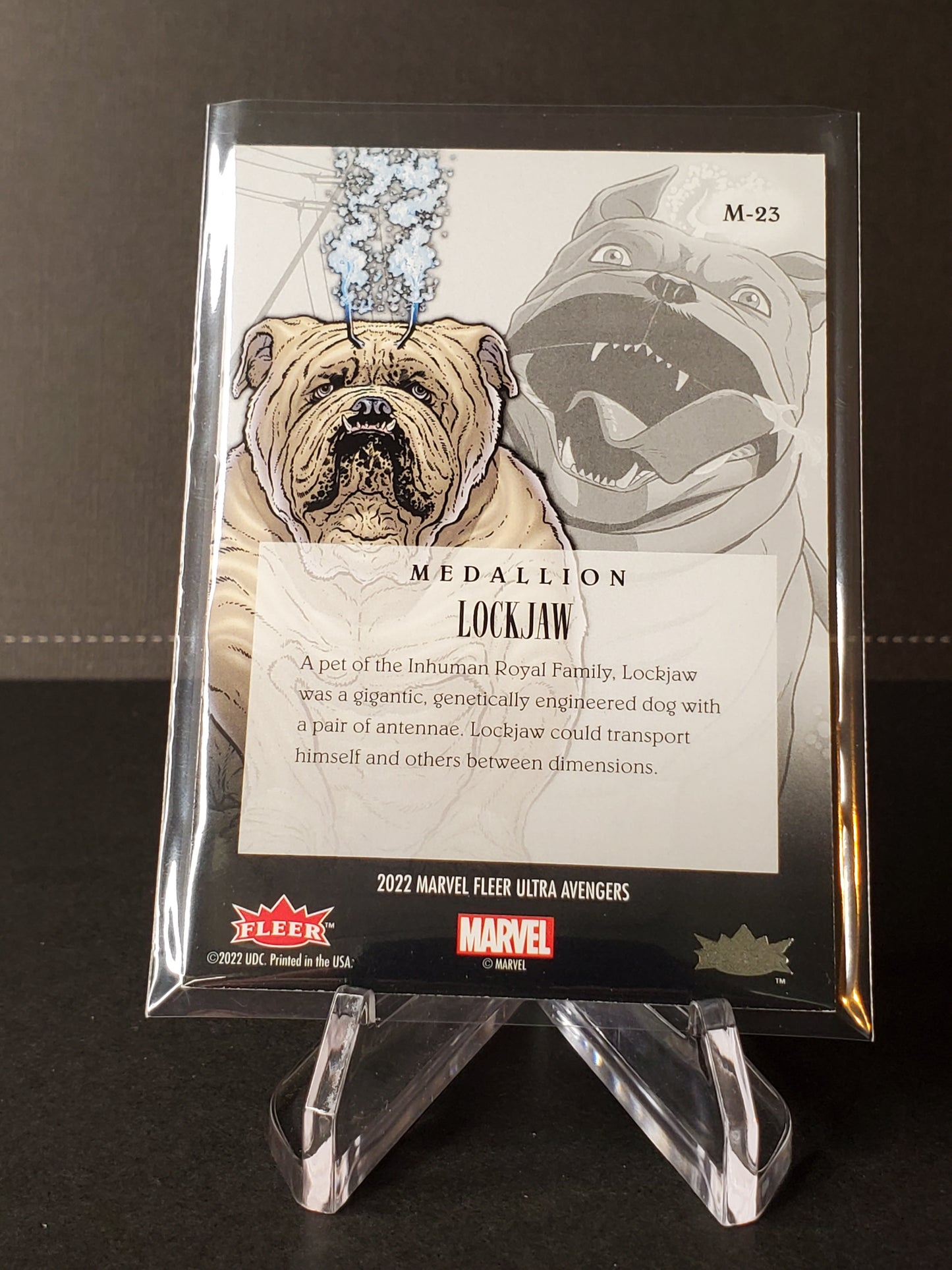 Lockjaw 2022 Fleer Ultra Avengers Medallion #M-23