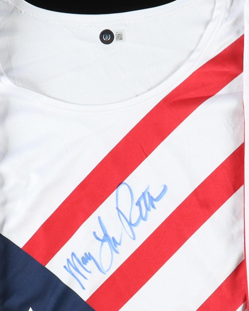 Mary Lou 'Americas Sweetheart' Retton Signed Singlet (Beckett)
