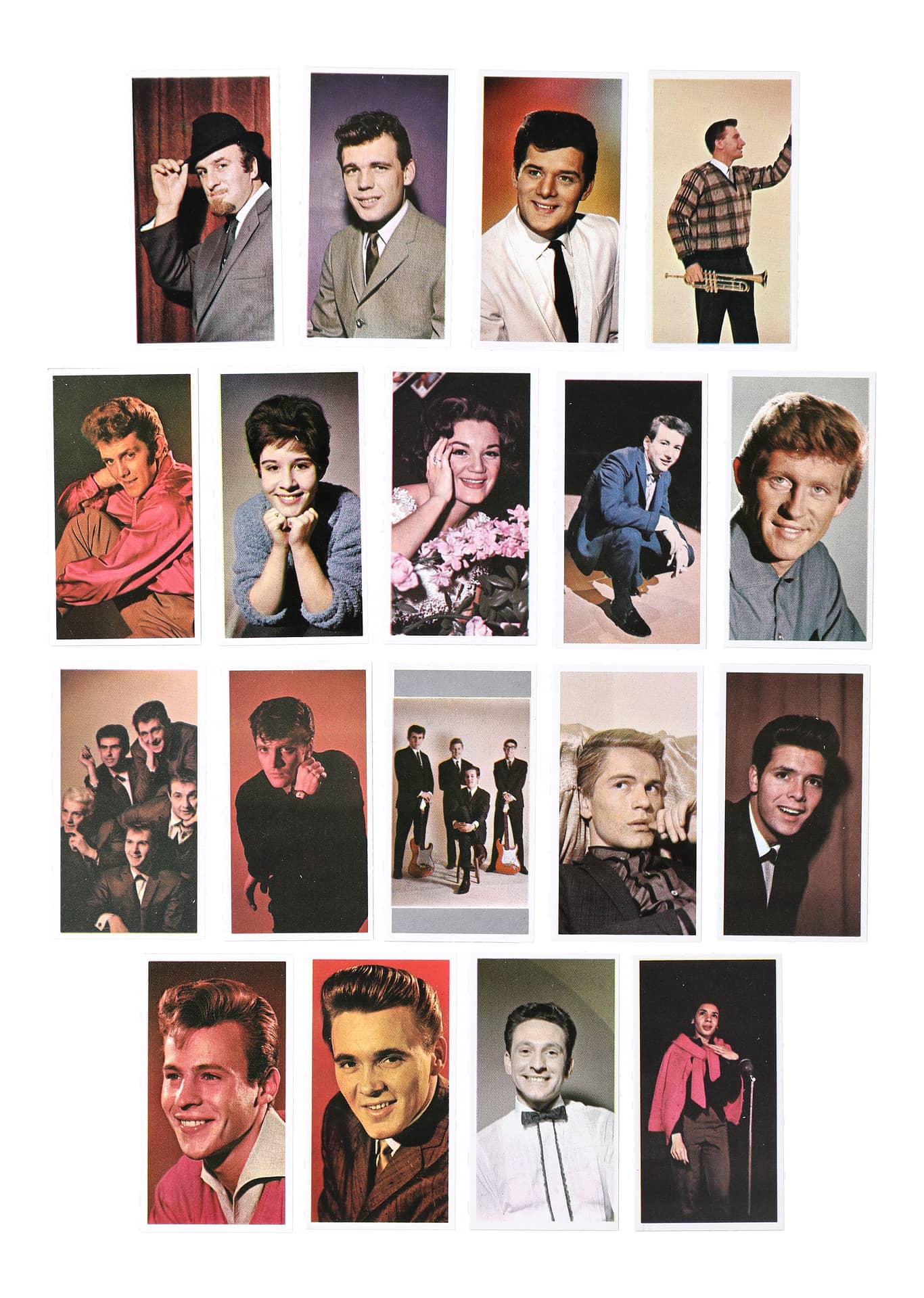 1963 Mister Softee's Top 20 Complete Set (20) Elvis PSA 9, Sinatra CGC 8 - RARE