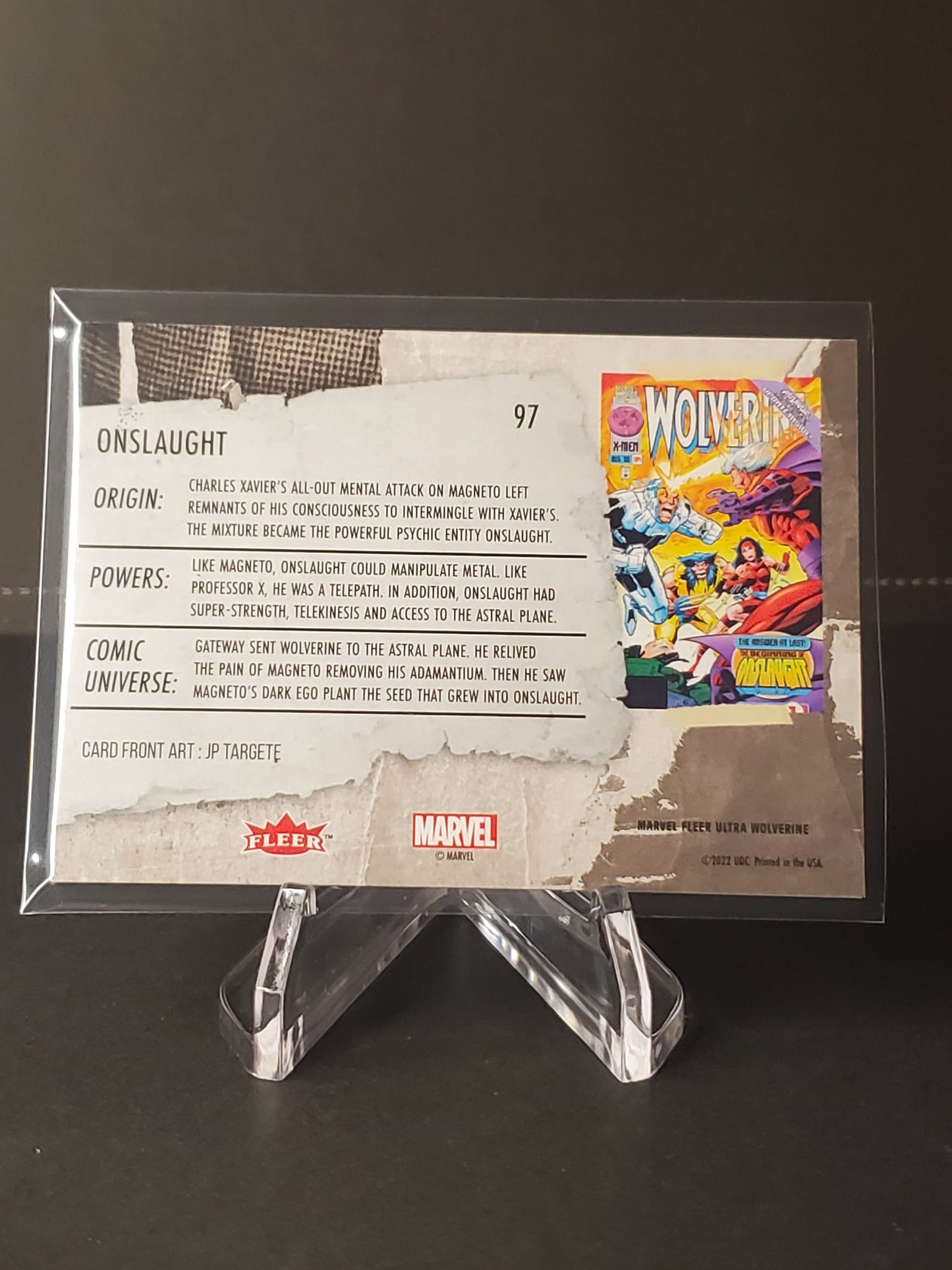 Onslaught 2023 Fleer Ultra Wolverine #97