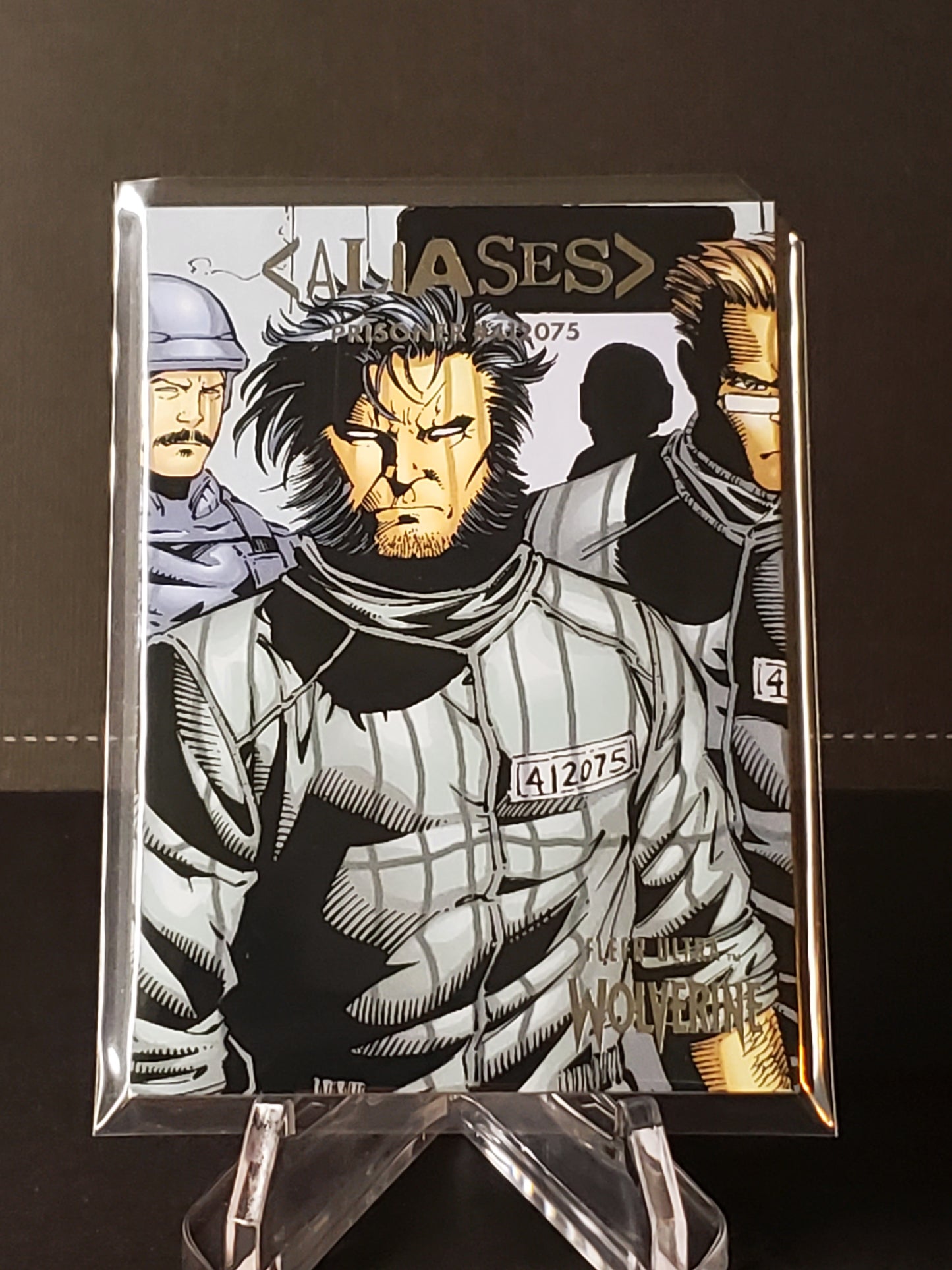 Prisoner #412075 2023 Fleer Ultra Wolverine Aliases #A-12