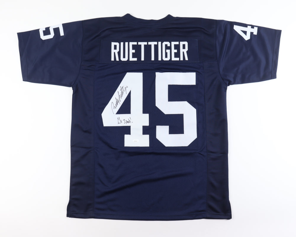 Rudy Ruettiger Signed Jersey Inscribed "Go Irish!" (JSA)