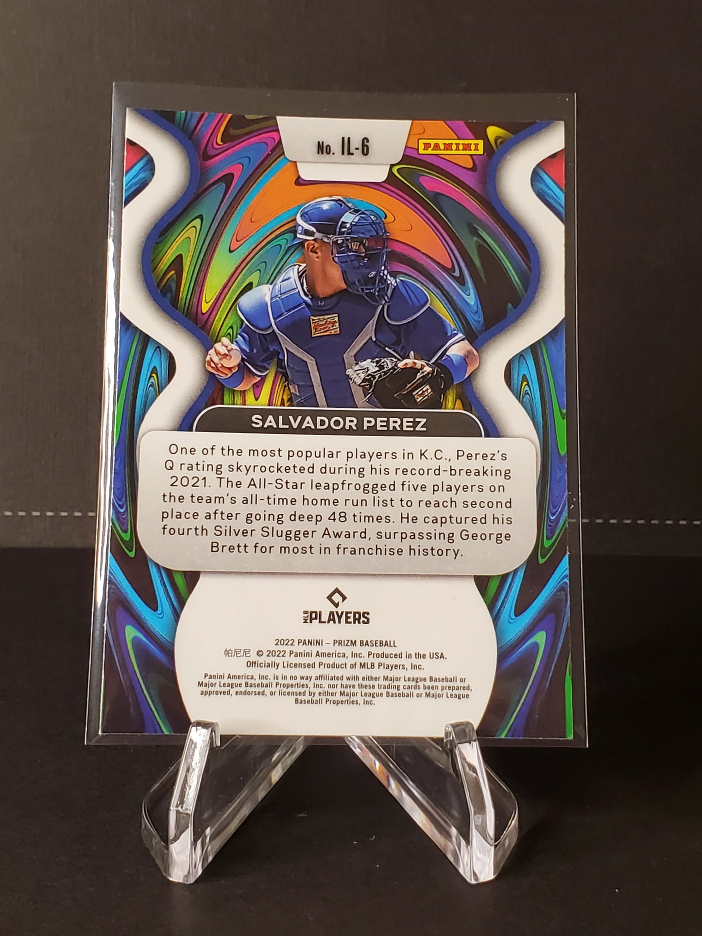 Salvador Perez 2022 Panini Prizm Baseball Illumination #IL-6