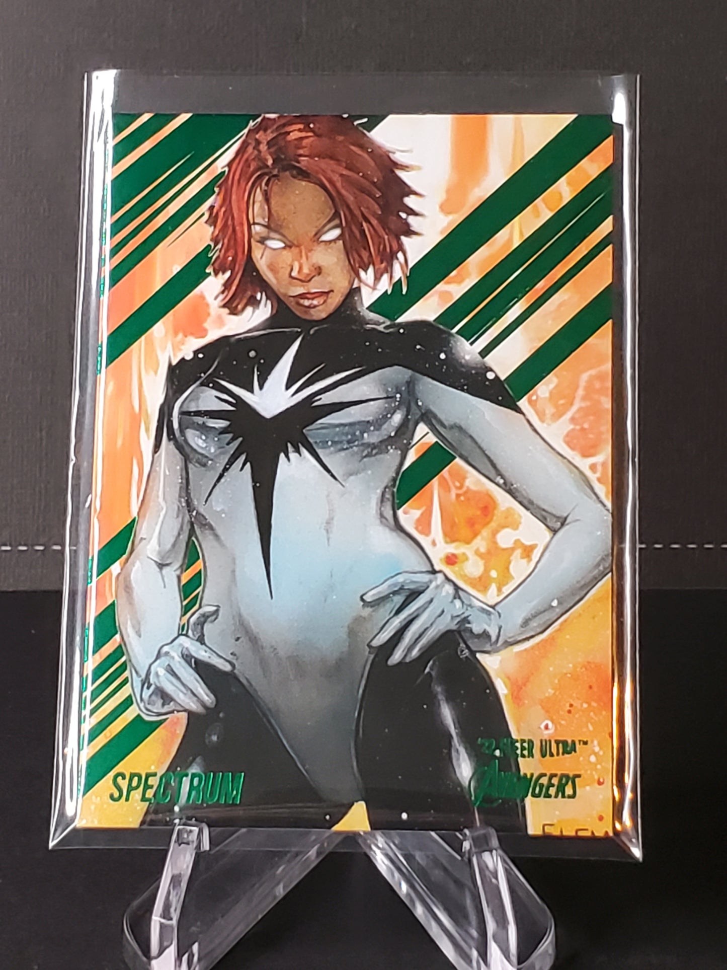 Spectrum 2022 Fleer Ultra Avengers Green #67