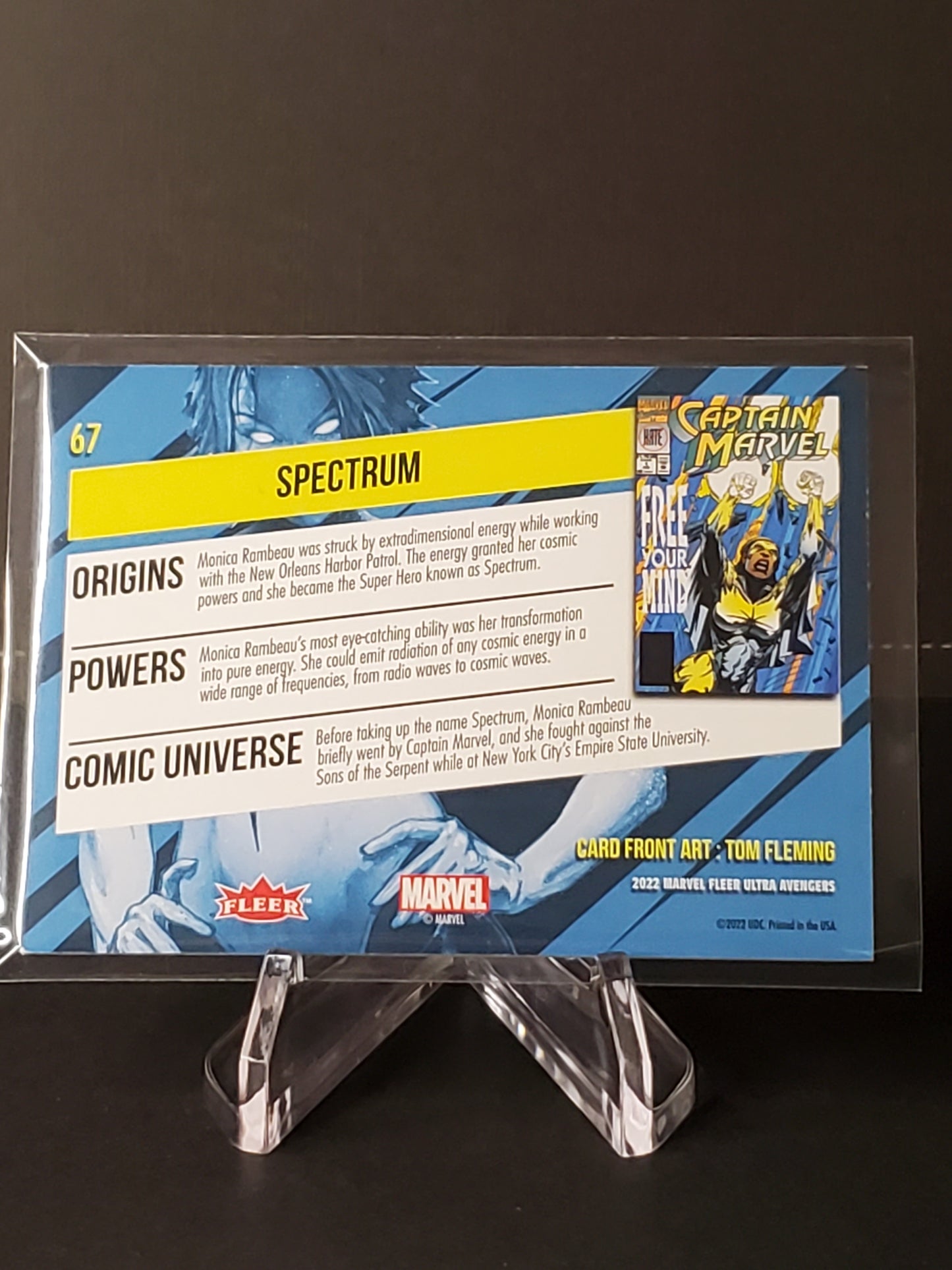 Spectrum 2022 Fleer Ultra Avengers Green #67