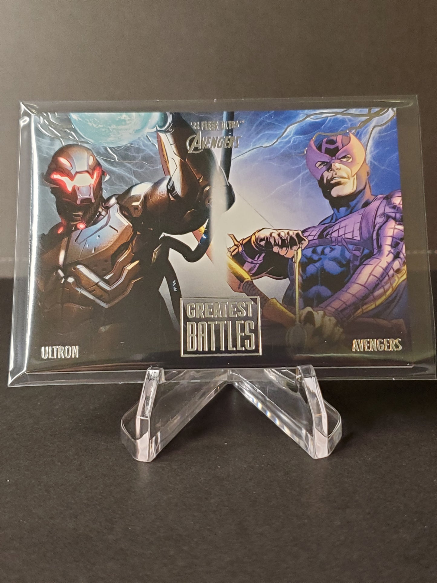 Ultron vs. The Avengers 2022 Fleer Ultra Avengers Greatest Battles #EB-1