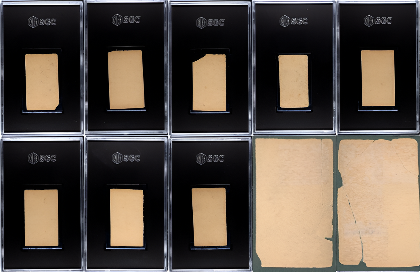 1923 W515-1 Boxing COMPLETE SET (10) - 8 are SGC graded. EXTREMELY RARE Set