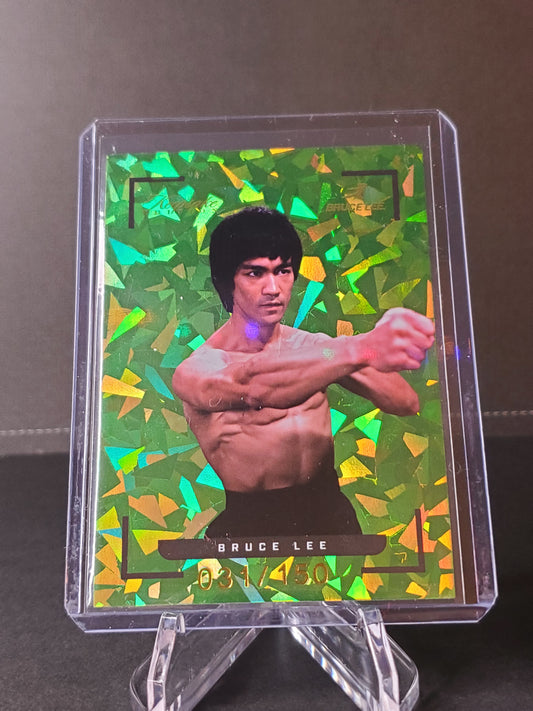 Bruce Lee 2024 Keepsake Bruce Lee 50th Anniversary Edition Green Cracked Ice /150 - #11