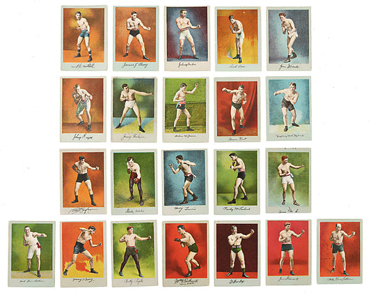 1911 T225 Surbrug Prize Fight Series 101 Boxing Complete Set (25) VERY RARE!!