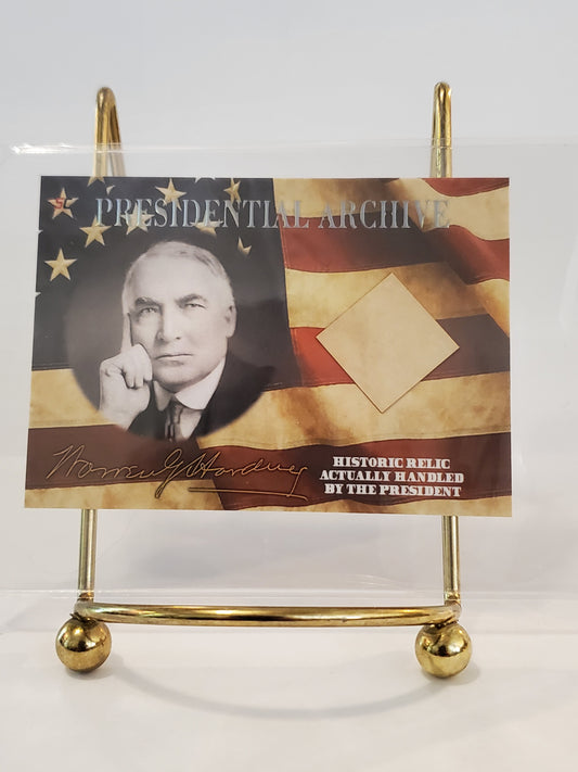 Warren G. Harding 2020 A Word From POTUS Relic PA-WH
