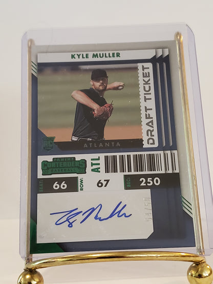 Kyle Muller - 2022 Panini Chronicles Auto RC #4/50 - 2