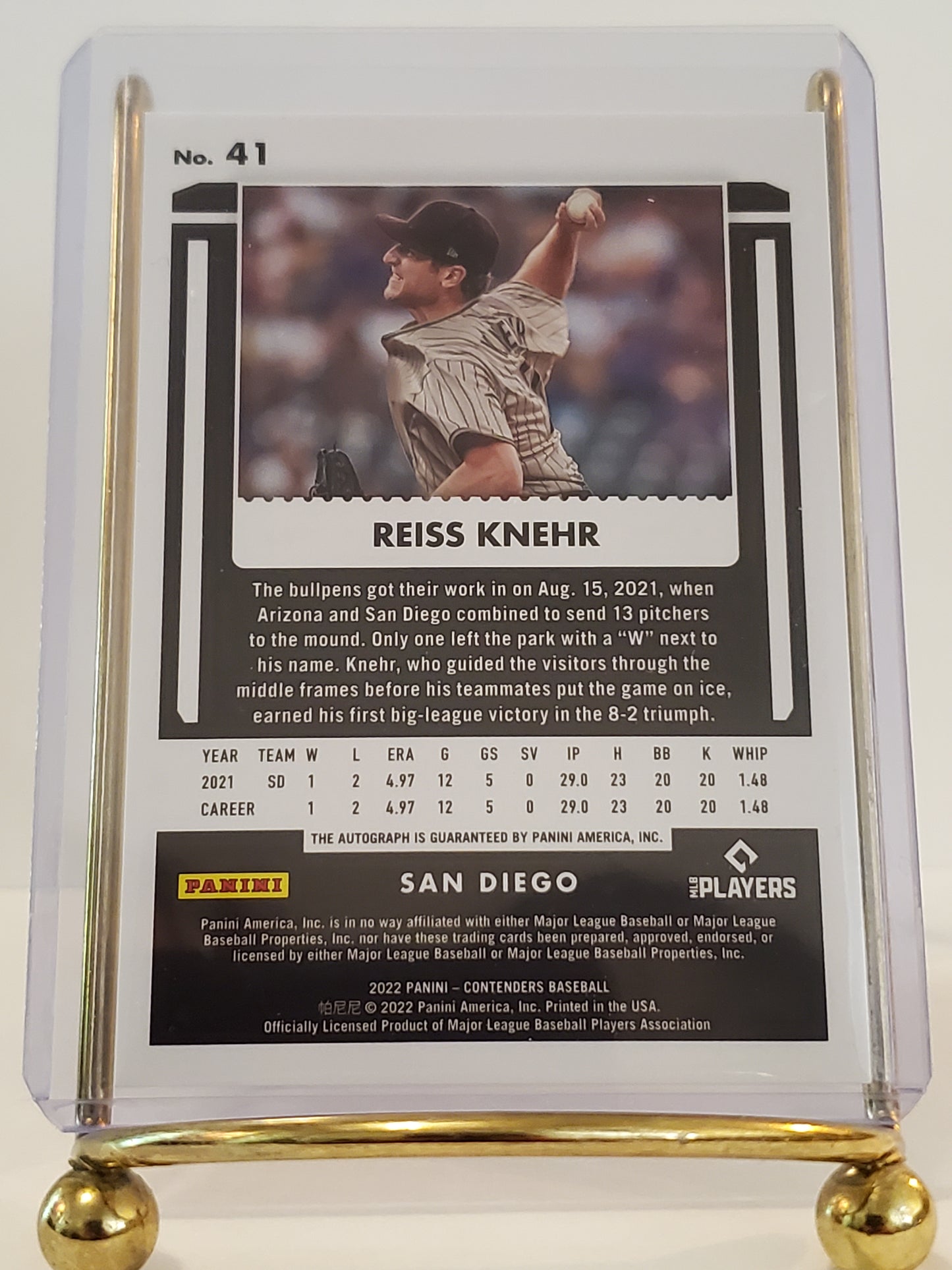 Reiss Knehr - 2022 Panini Chronicles RC Auto #11/18 - 41