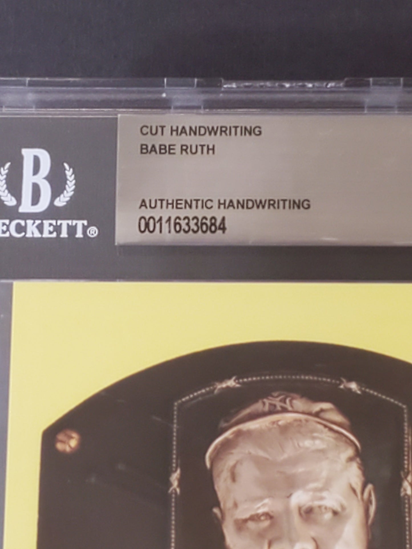 Babe Ruth - From the Personal Collection of... Authentic Handwriting