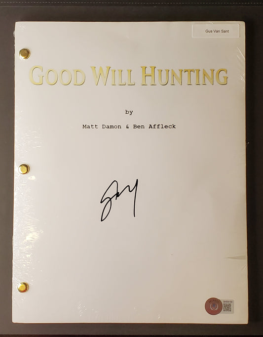 Gus Van Sant - Good Will Hunting - Movie Script: Beckett Certified SIGNED