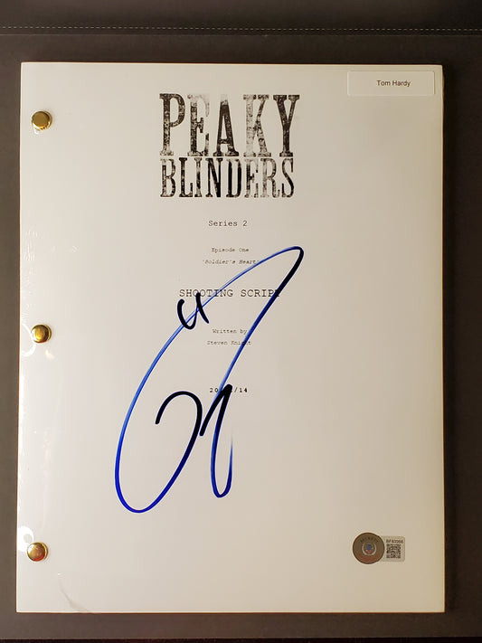 Tom Hardy - Peaky Blinders - Season 2, Episode 1 "Soldier's Heart": Beckett Certified SIGNED