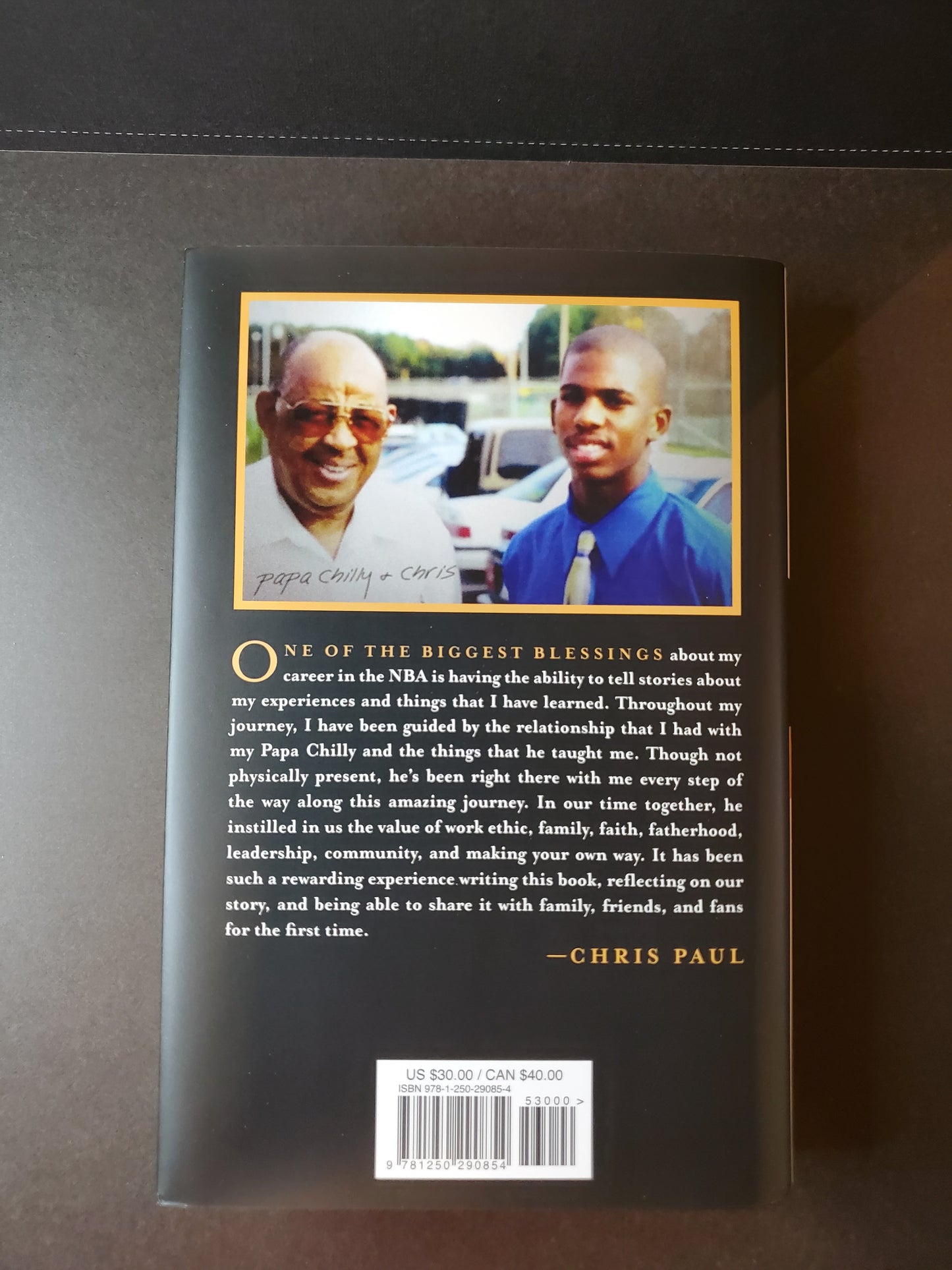 Chris Paul: Sixty-One: Life Lessons from Papa on and off the Court. Authentic Autograph