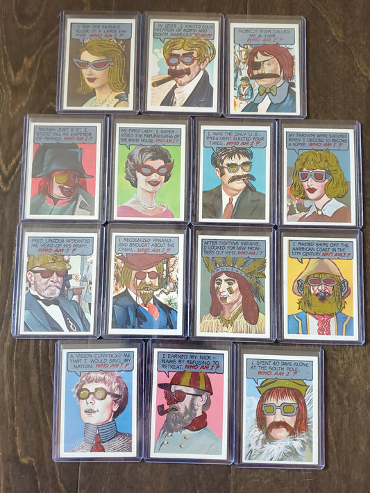 1967 Topps Who am I - 14 Card Unscratched Lot - Big names, Great Condition!