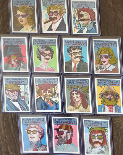 1967 Topps Who am I - 14 Card Unscratched Lot - Big names, Great Condition!