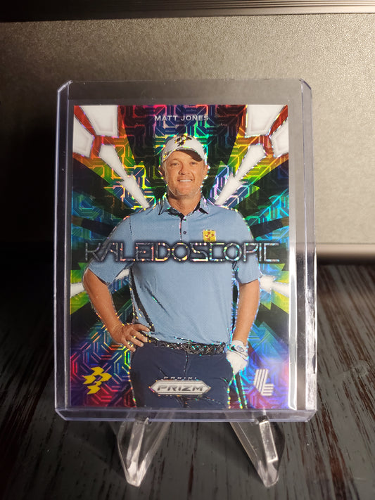 2024 Panini Prizm Liv Golf - Kaleidoscopic Matt Jones #12 White Mojo /36 RC