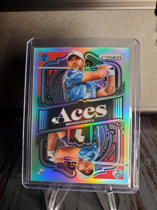2024 Prizm LIV Golf Brooks Koepka Aces Red Prizm /149 SP Smash GC