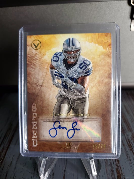2012 Topps Valor - Centurion Autograph Sean Lee #CA-SL Speed /70 AUTO Cowboys