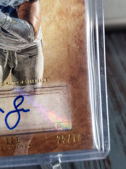 2012 Topps Valor - Centurion Autograph Sean Lee #CA-SL Speed /70 AUTO Cowboys