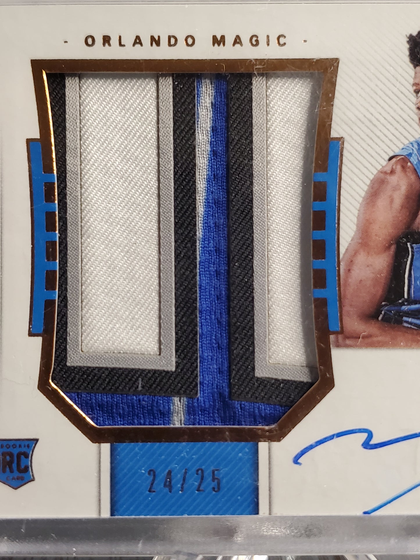 2018-19 Panini National Treasures MO BAMBA Rookie Patch Auto RPA #129 RC /25