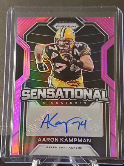 Aaron Kampman 2020 Panini Prizm Sensational Signatures AUTO #36