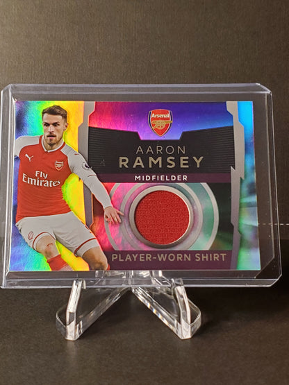 Aaron Ramsey 2016 Topps Premier League Platinum Jersey Relic