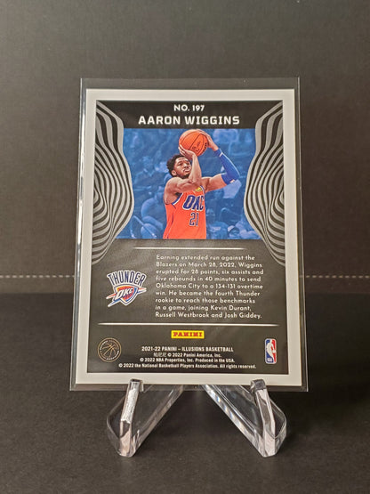 Aaron Wiggins 2021-2022 Panini Illusions Basketball RC #197