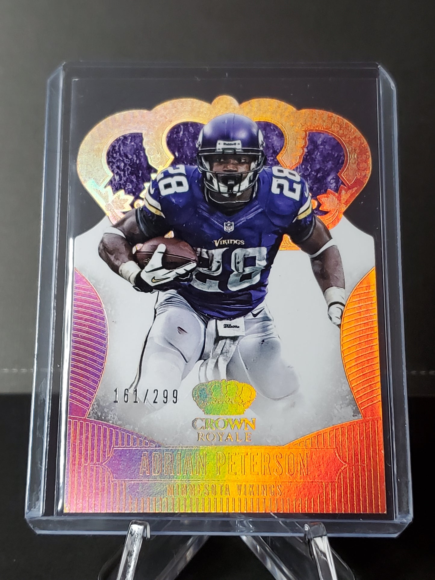 Adrian Peterson 2013 Panini Crown Royale Football BRONZE Holo Die-Cut #3: /299